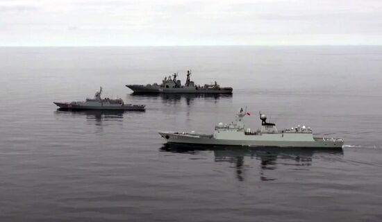 China Russia Naval Drills
