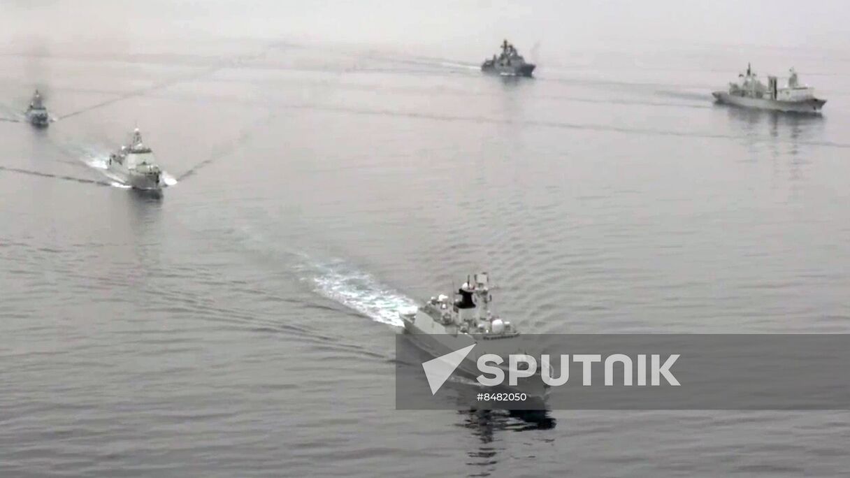 China Russia Naval Drills