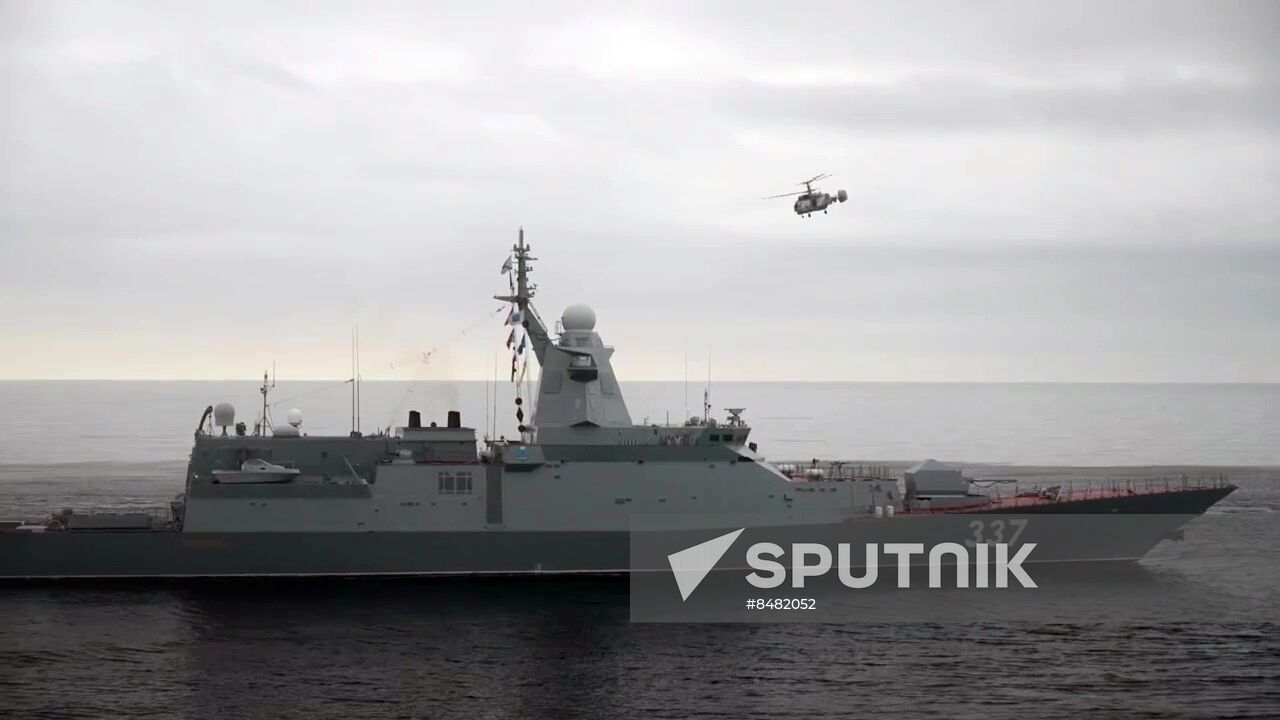 China Russia Naval Drills