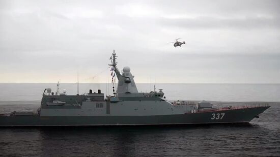 China Russia Naval Drills