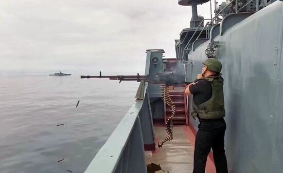 China Russia Naval Drills