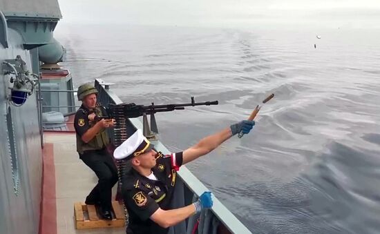China Russia Naval Drills