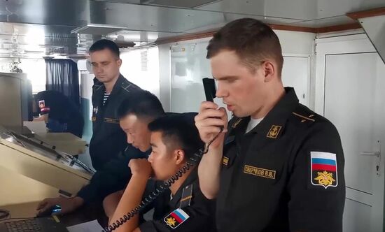 China Russia Naval Drills