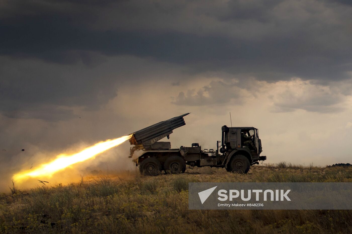 Russia Ukraine Military Operation Rocket Launcher