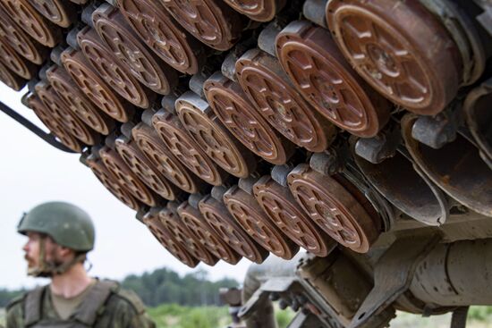 Russia Ukraine Military Operation Rocket Launcher