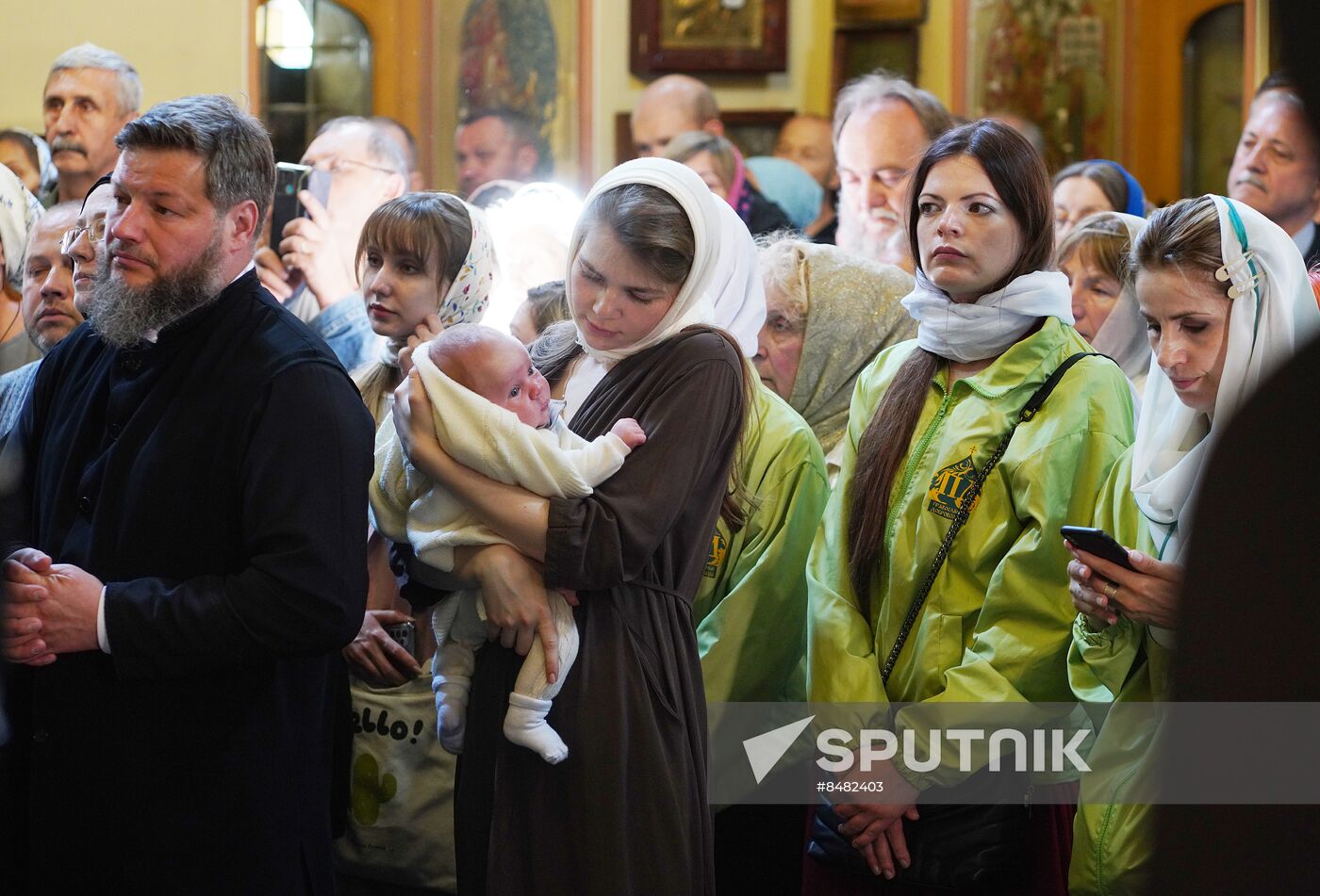 Russia Religion Kazan God Mother Icon Feast Patriarch