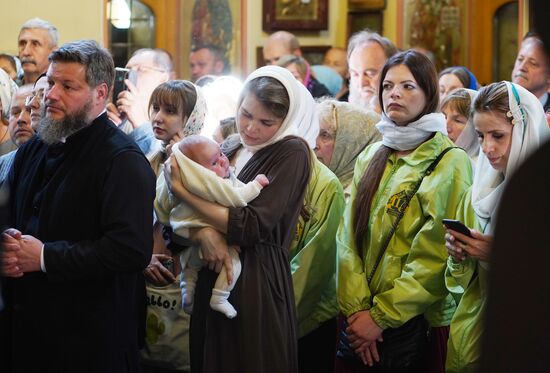 Russia Religion Kazan God Mother Icon Feast Patriarch