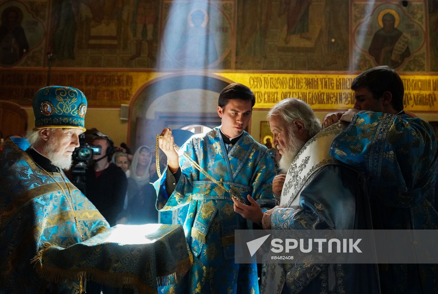 Russia Religion Kazan God Mother Icon Feast Patriarch