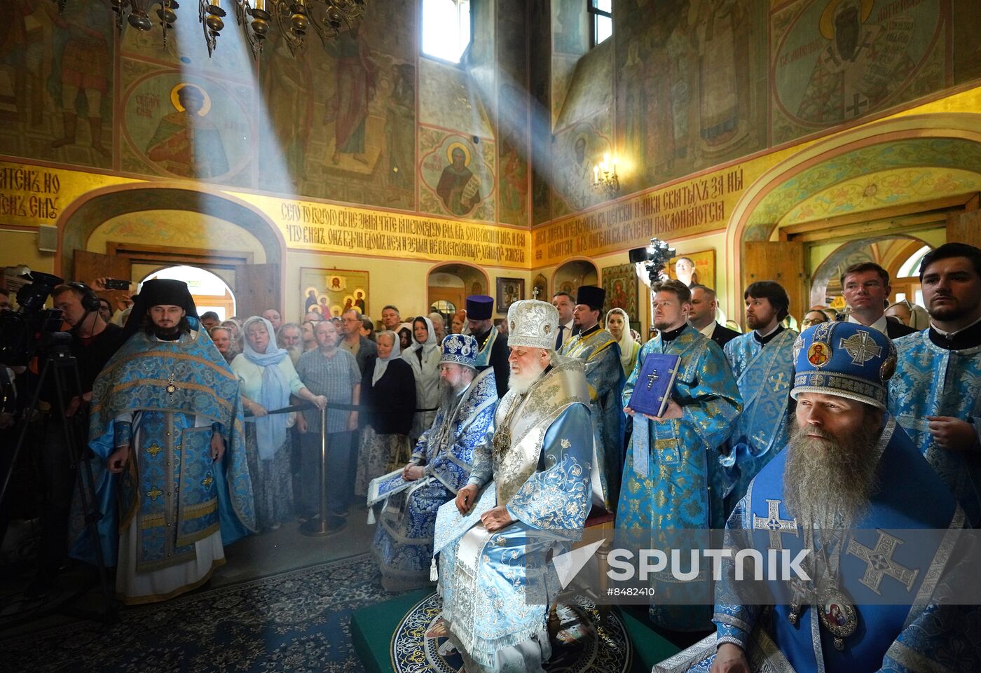 Russia Religion Kazan God Mother Icon Feast Patriarch