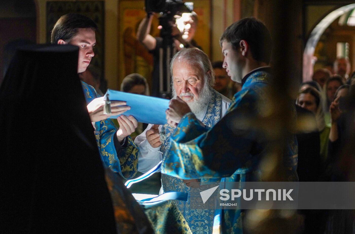 Russia Religion Kazan God Mother Icon Feast Patriarch