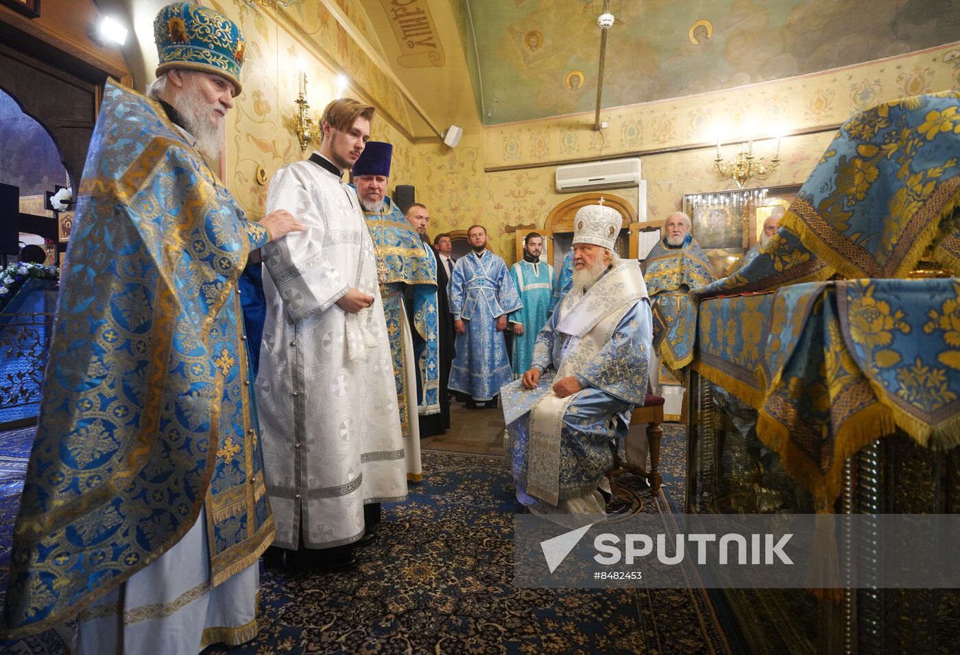 Russia Religion Kazan God Mother Icon Feast Patriarch