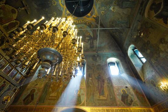 Russia Religion Kazan God Mother Icon Feast Patriarch