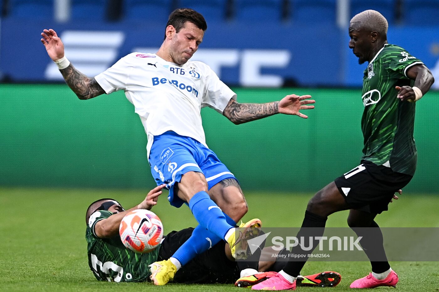 Russia Soccer Premier-League Dynamo - Krasnodar