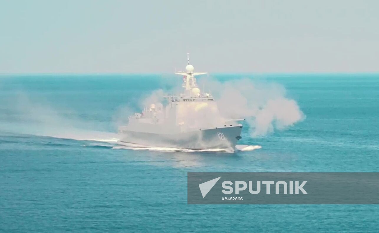 China Russia Naval Drills