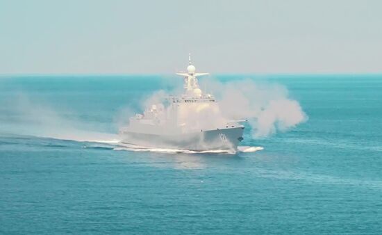 China Russia Naval Drills
