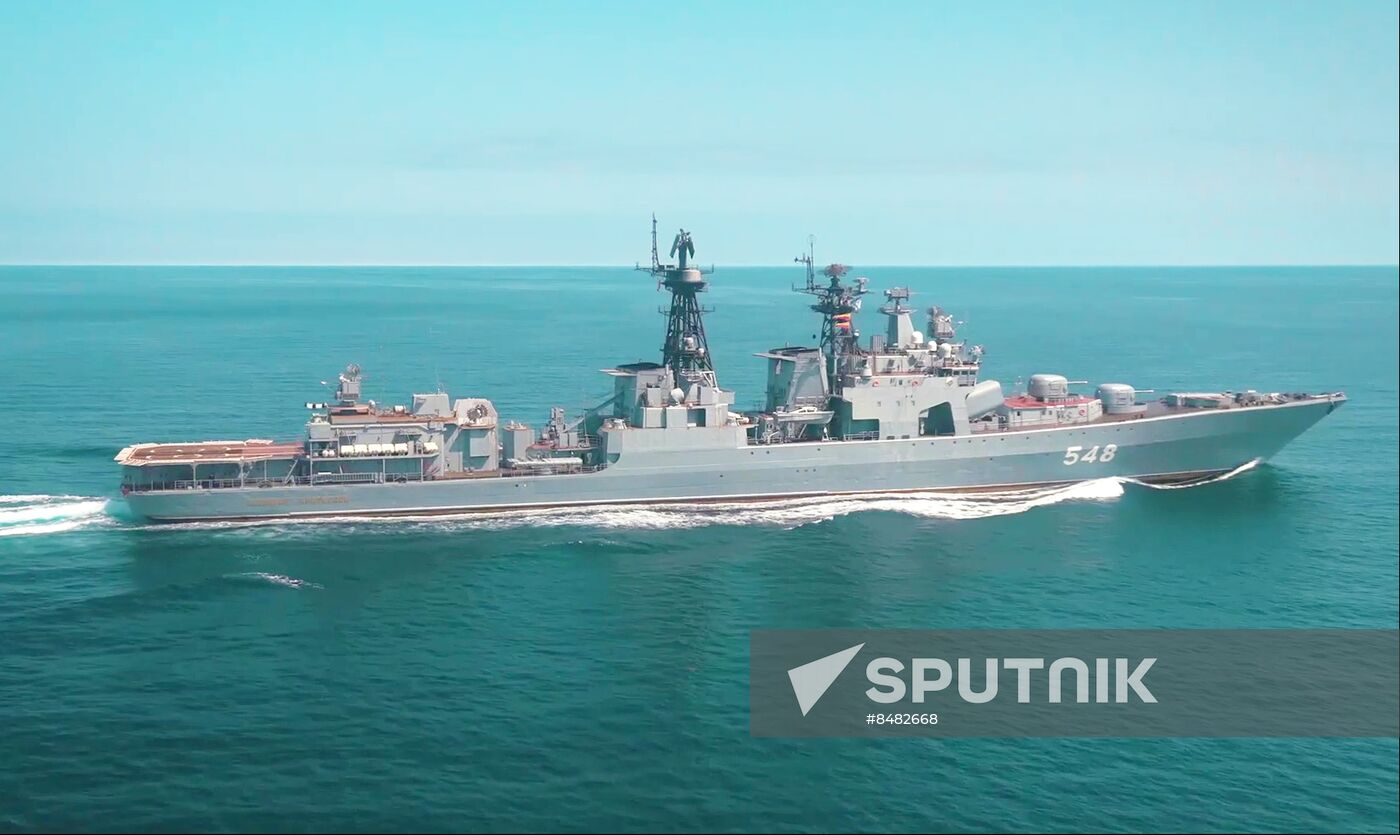 China Russia Naval Drills