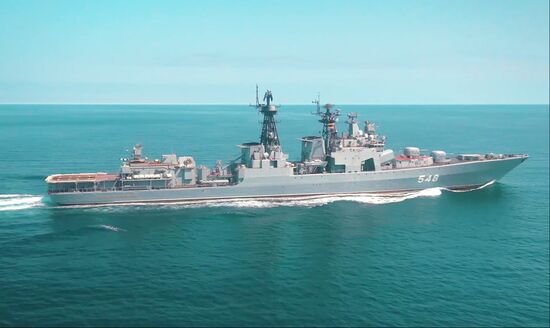 China Russia Naval Drills