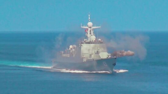 China Russia Naval Drills