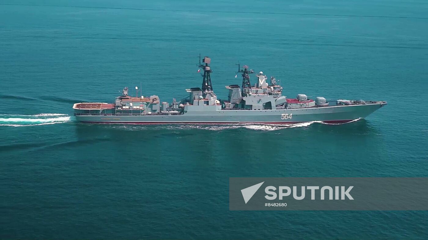 China Russia Naval Drills