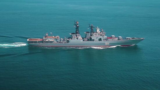 China Russia Naval Drills