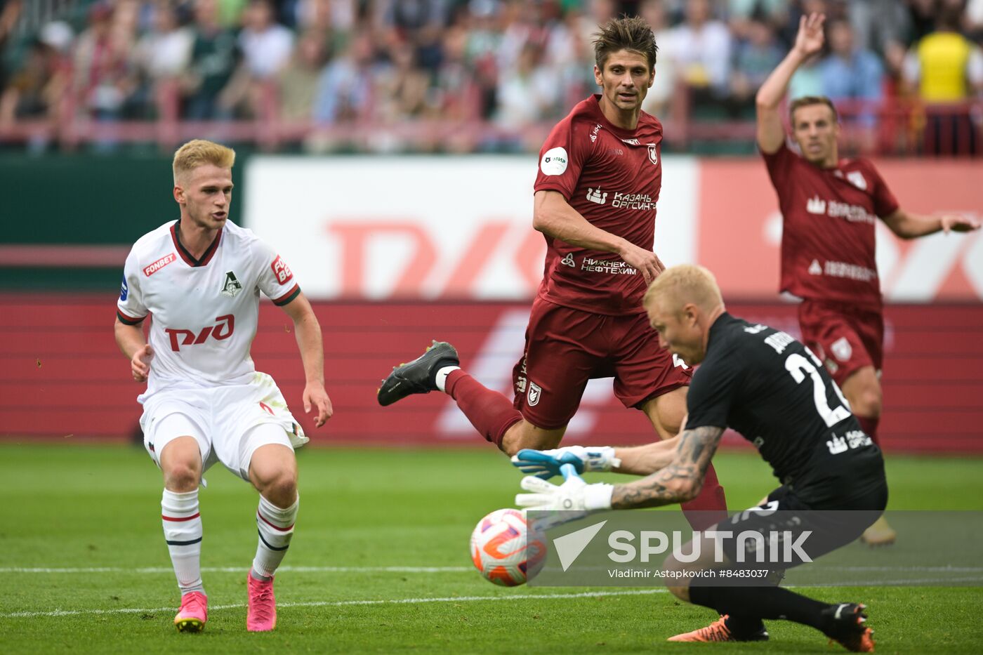 Russia Soccer Premier-League Lokomotiv - Rubin