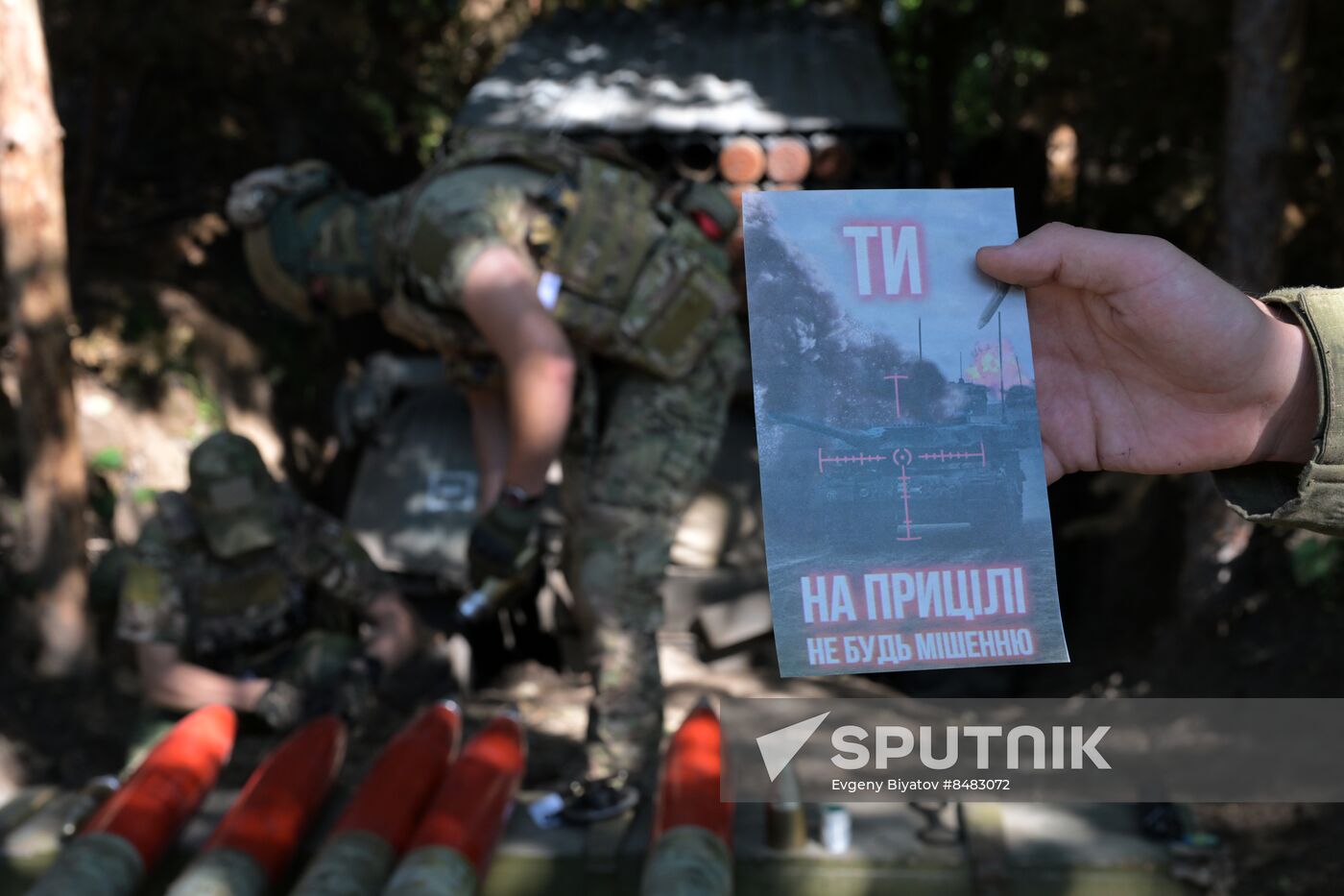 Russia Ukraine Military Operation Leaflet Shells