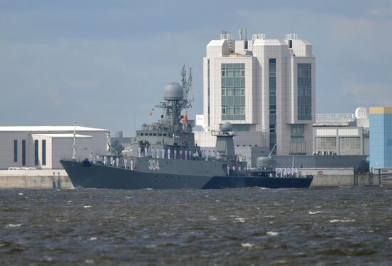 Russia Navy Day Parade Rehearsal