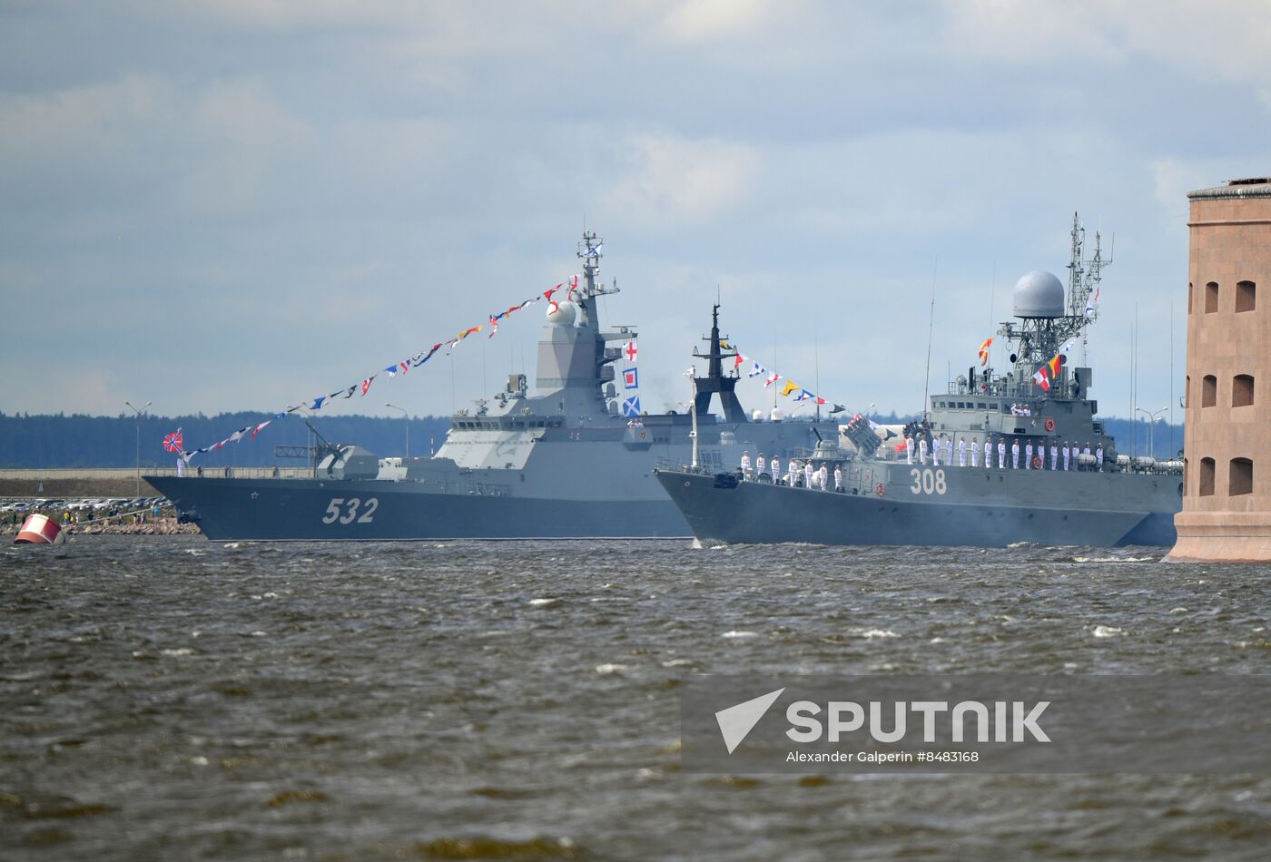 Russia Navy Day Parade Rehearsal