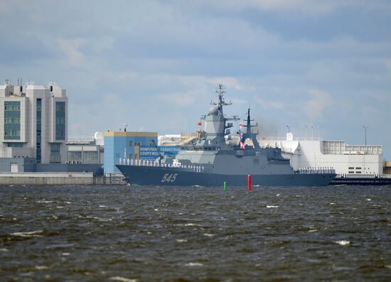 Russia Navy Day Parade Rehearsal