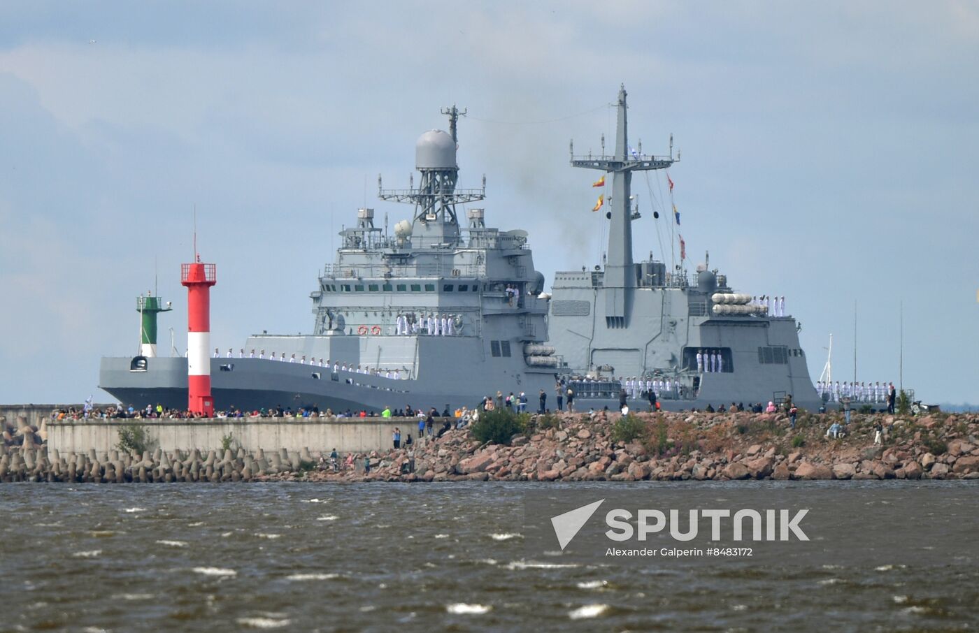 Russia Navy Day Parade Rehearsal