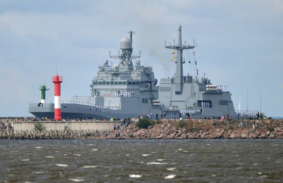 Russia Navy Day Parade Rehearsal
