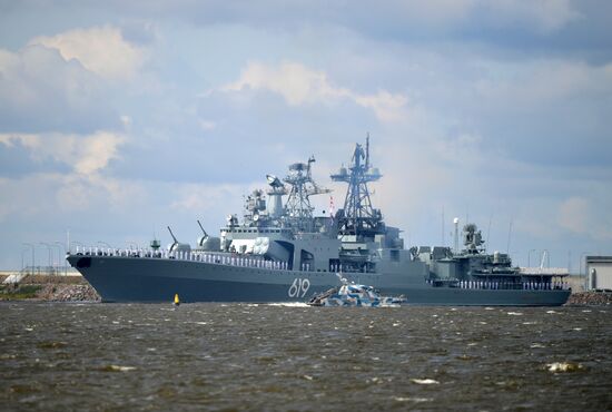 Russia Navy Day Parade Rehearsal