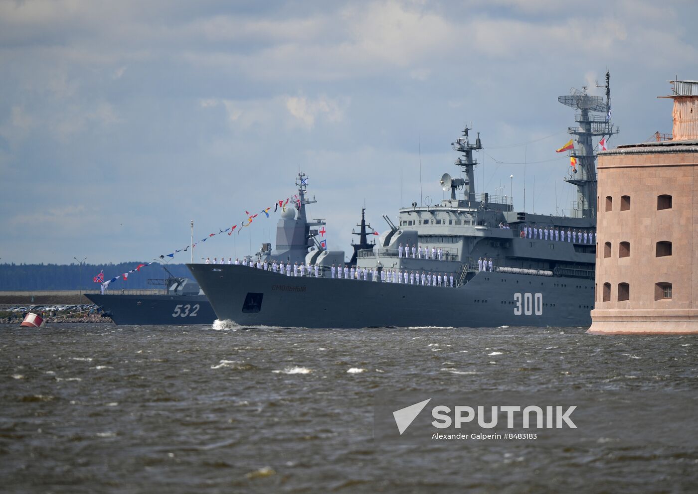 Russia Navy Day Parade Rehearsal