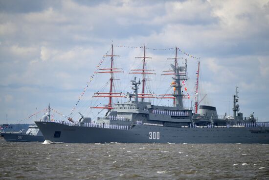 Russia Navy Day Parade Rehearsal