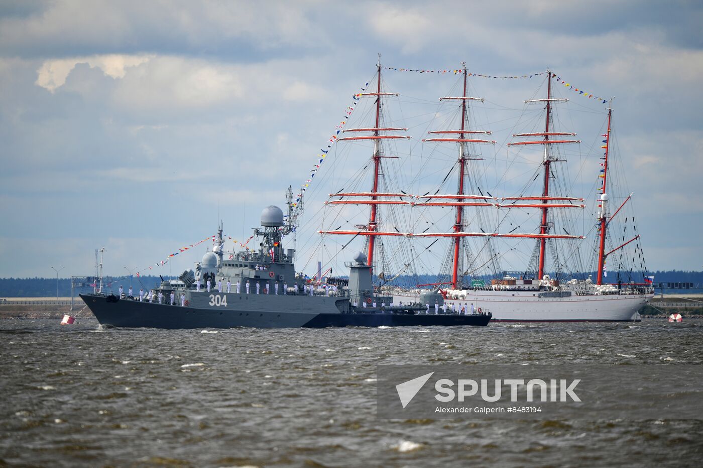 Russia Navy Day Parade Rehearsal