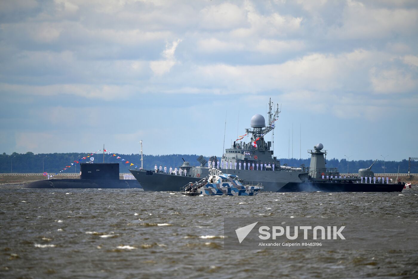 Russia Navy Day Parade Rehearsal