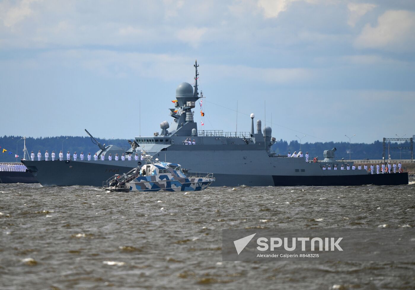 Russia Navy Day Parade Rehearsal