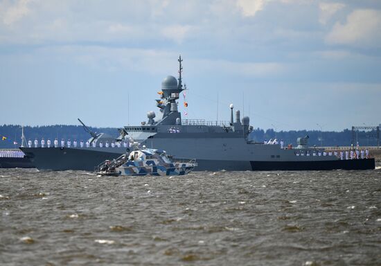 Russia Navy Day Parade Rehearsal