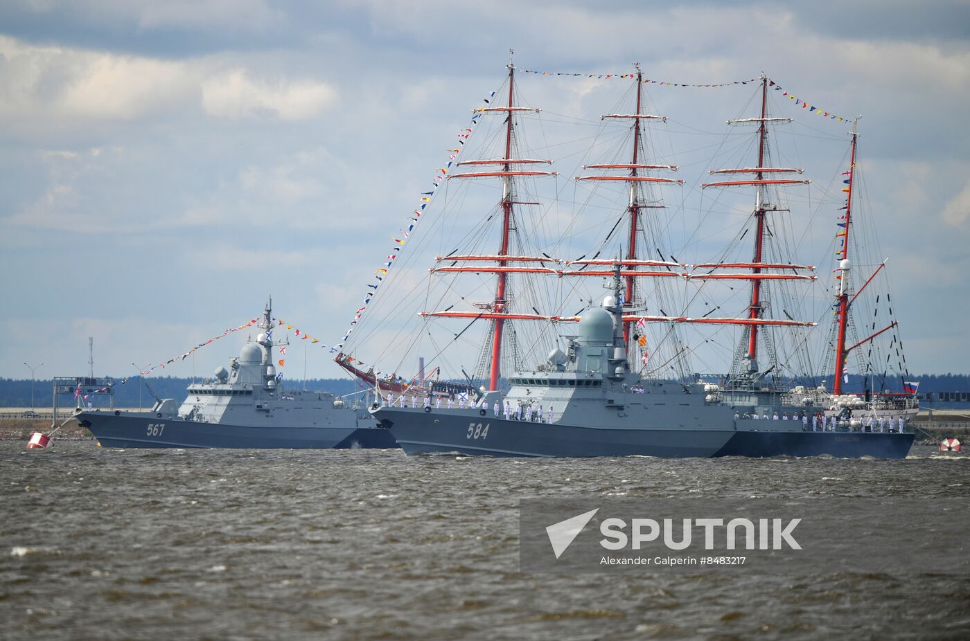 Russia Navy Day Parade Rehearsal