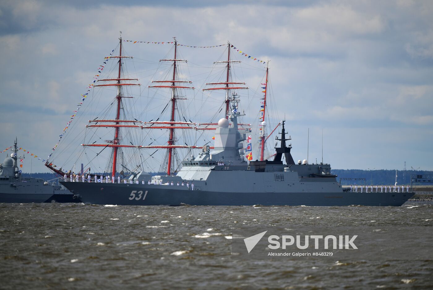 Russia Navy Day Parade Rehearsal