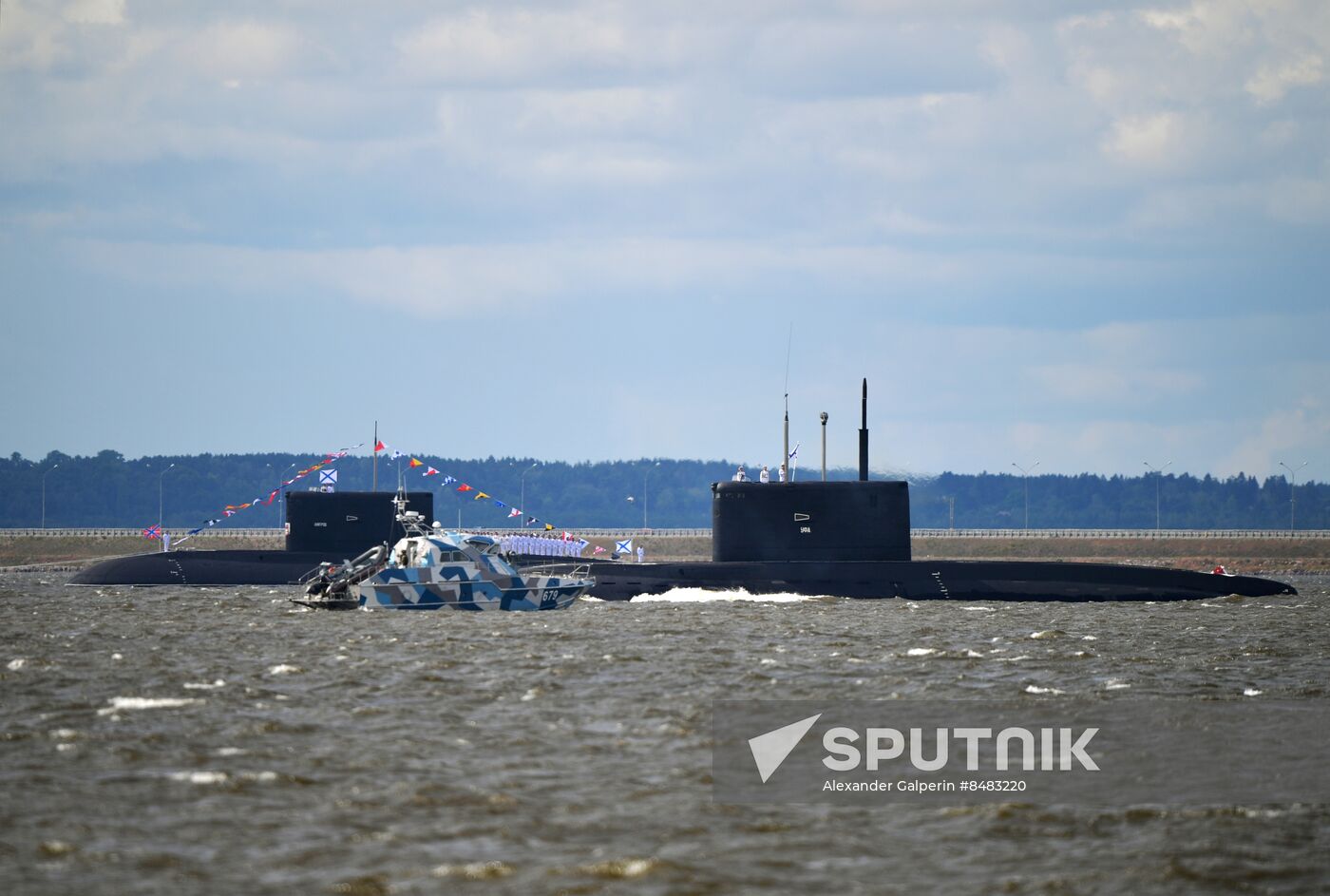 Russia Navy Day Parade Rehearsal