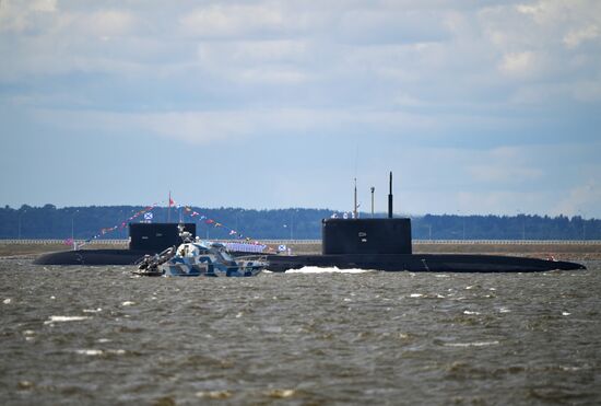 Russia Navy Day Parade Rehearsal