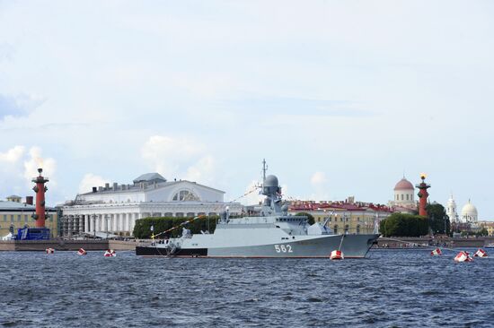 Russia Navy Day Parade Rehearsal