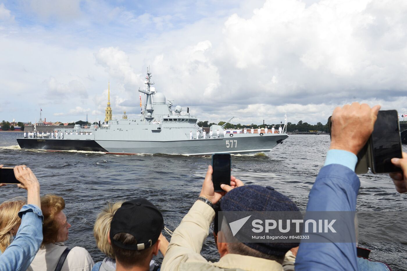 Russia Navy Day Parade Rehearsal