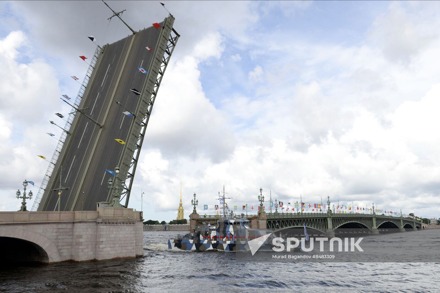 Russia Navy Day Parade Rehearsal