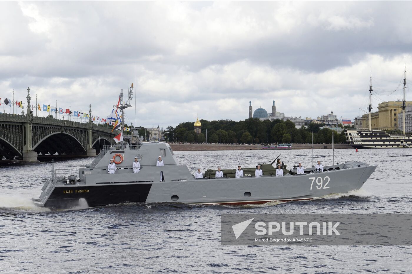 Russia Navy Day Parade Rehearsal