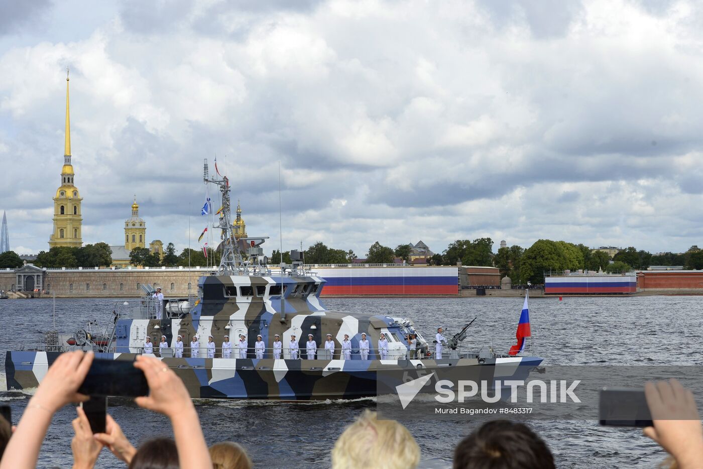 Russia Navy Day Parade Rehearsal