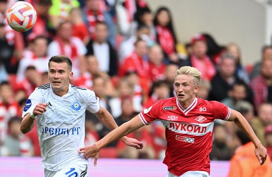 Russia Soccer Premier-League Spartak - Orenburg