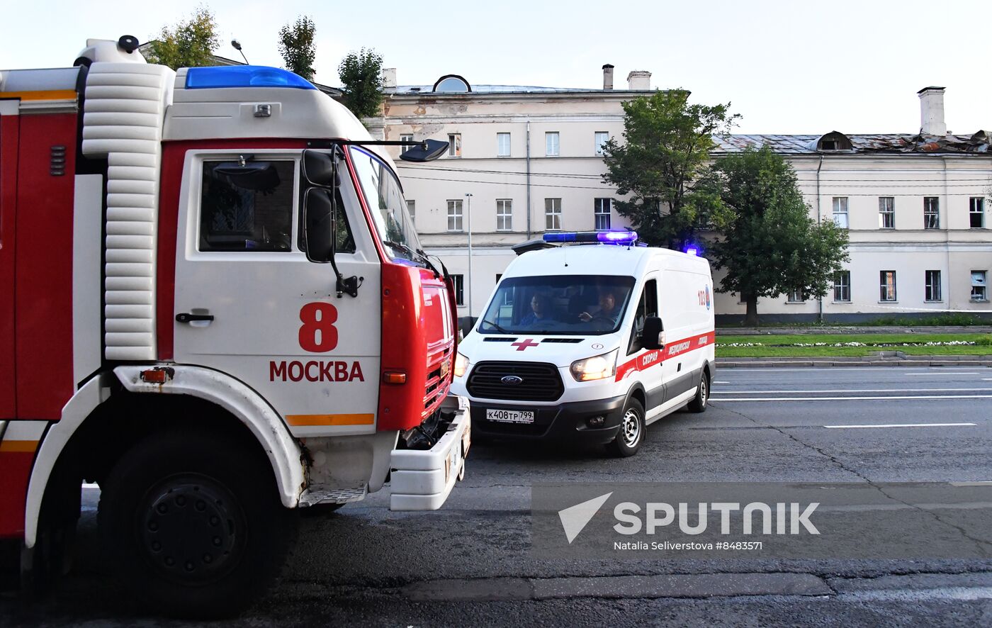 Russia Moscow Drone Attack