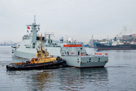 Russia China Naval Drills